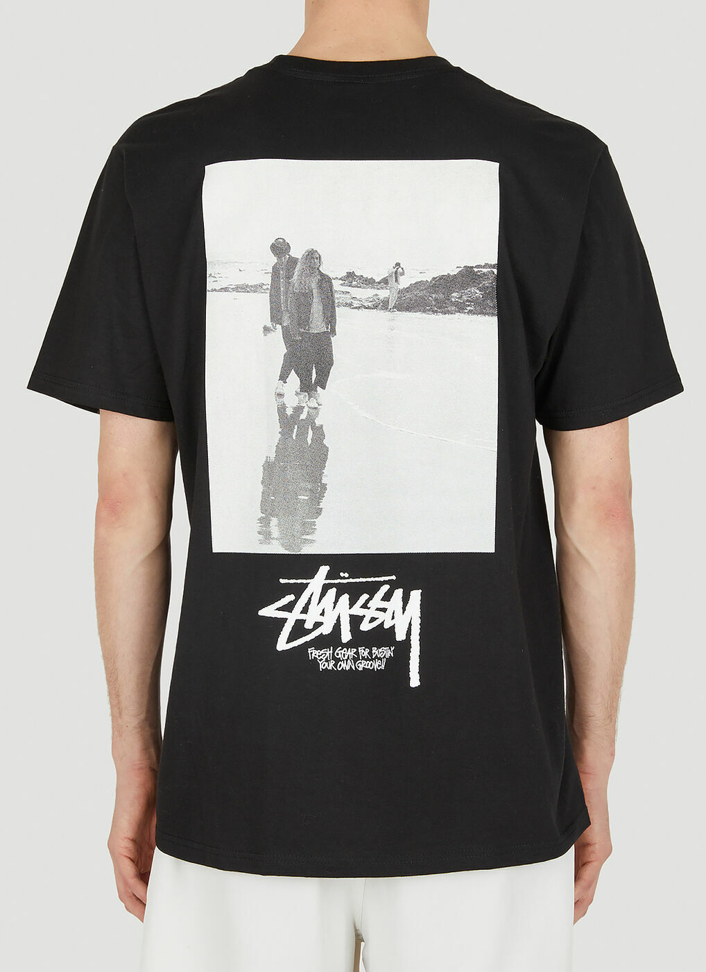 Low Tide T-Shirt in Black Stussy