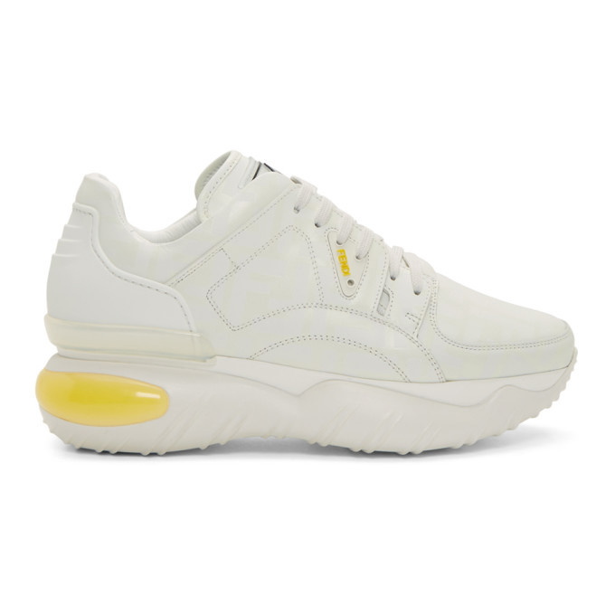 Photo: Fendi White Photosensitive Forever Fendi Sneakers