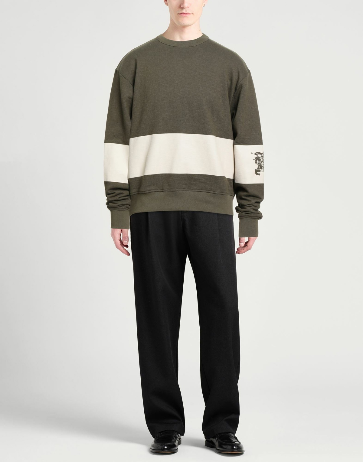 Burberry Mens Sweatshirt Military in Green