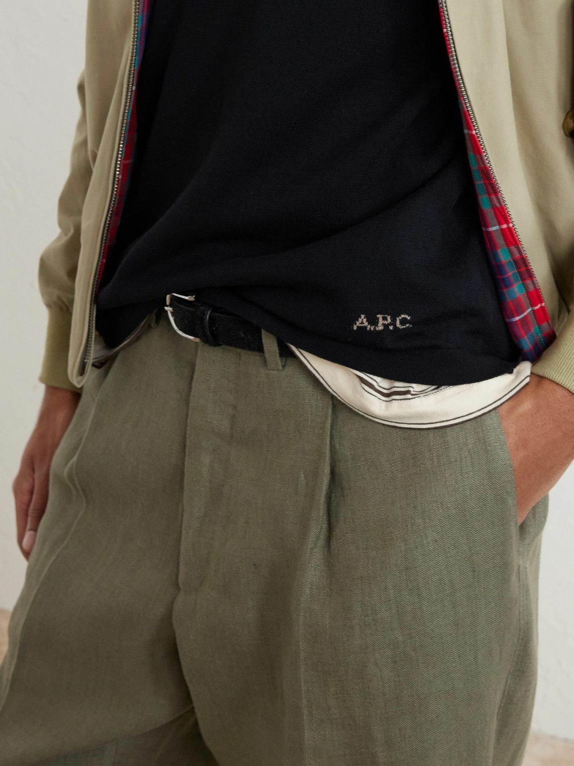 A.P.C. - Logo-Intarsia Cotton Polo Shirt - Black