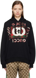 Gucci Black Graphic Hoodie