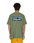 Patagonia P 6 Logo Responsibili T Shirt Sedge