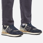 New Balance Men's U574LGBN Sneakers in Blue Navy