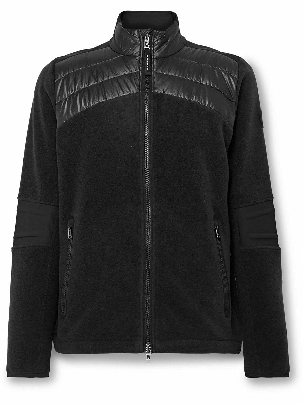 Photo: Bogner - Neal Recycled Nylon-Trimmed Shell and Fleece Jacket - Black