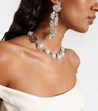 Magda Butrym Crystal-embellished faux pearl necklace