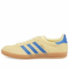 Adidas Gazelle Indoor Sneaker in Powder Yellow/Blue/White