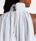 Givenchy Pleated cotton poplin minidress
