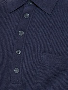 FRESCOBOL CARIOCA - Murilo Cotton & Wool Knit L/s Polo