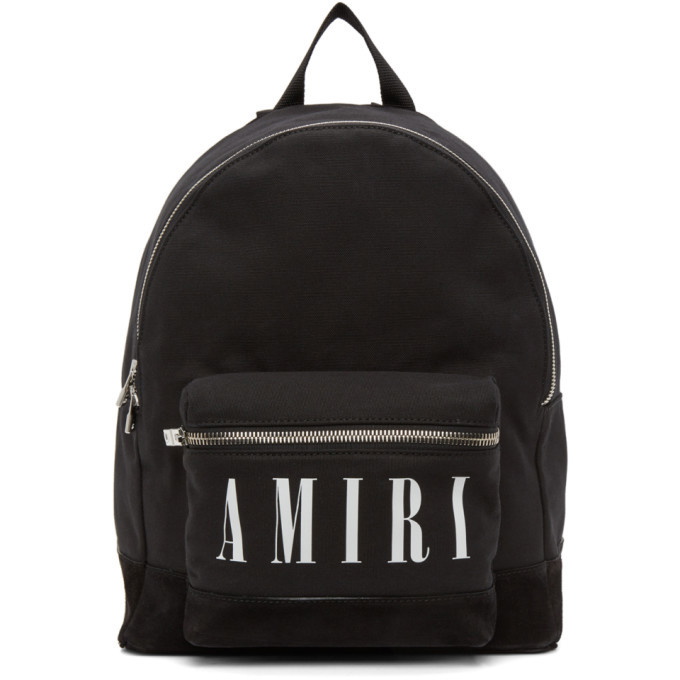 Photo: AMIRI Black Core Logo Backpack