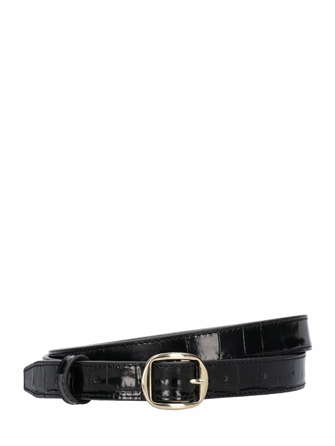 Toni Croc-Embossed Leather Belt main image 1