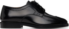 Maison Margiela Black Tabi Lace-Up Derbys