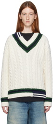 Moncler Genius Moncler x Palm Angels Off-White Sweater