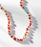 Ileana Makri Globetrotter beaded necklace with gemstones