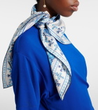 Ferragamo Printed silk scarf