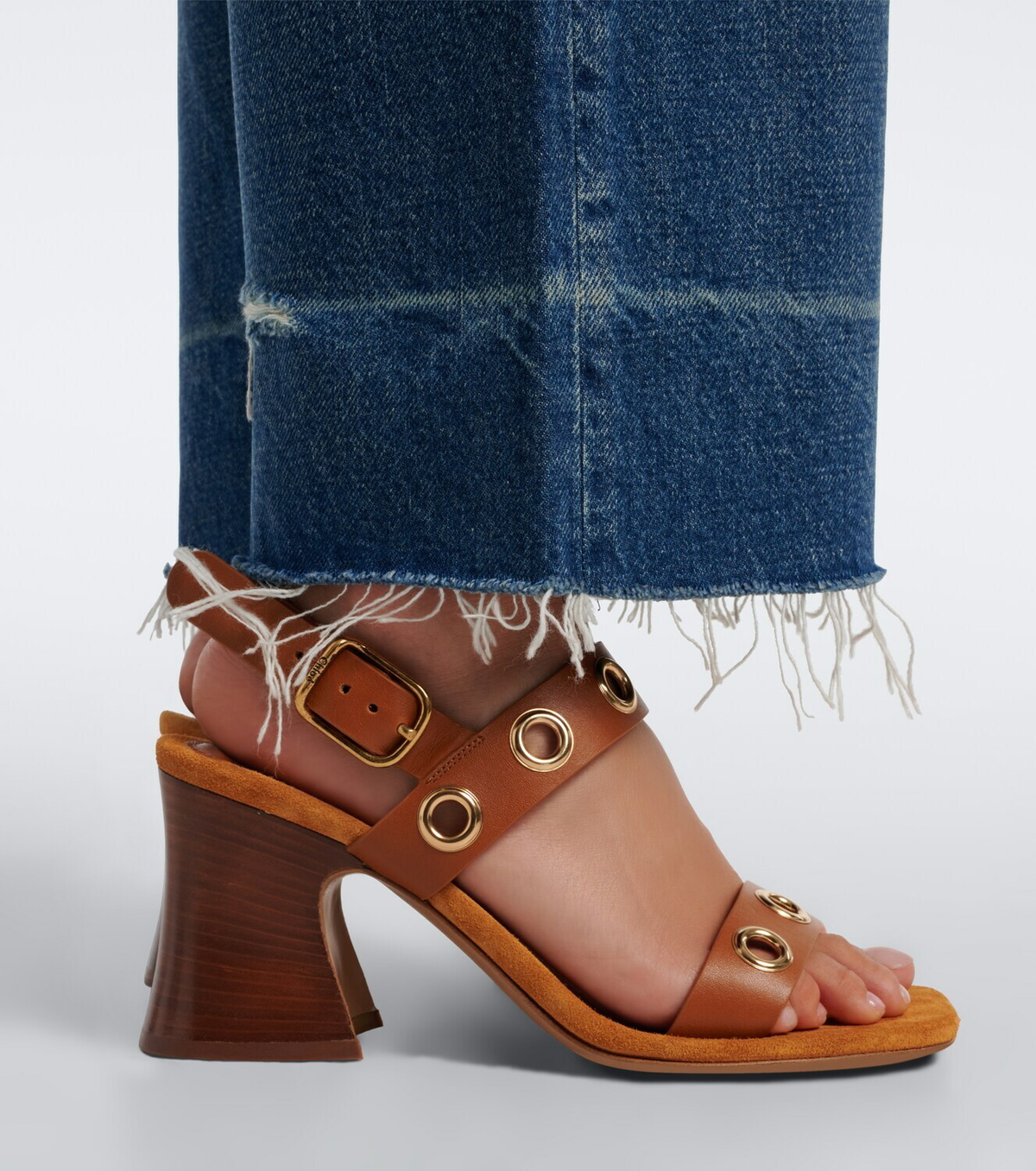 Chloé Embellished leather sandals