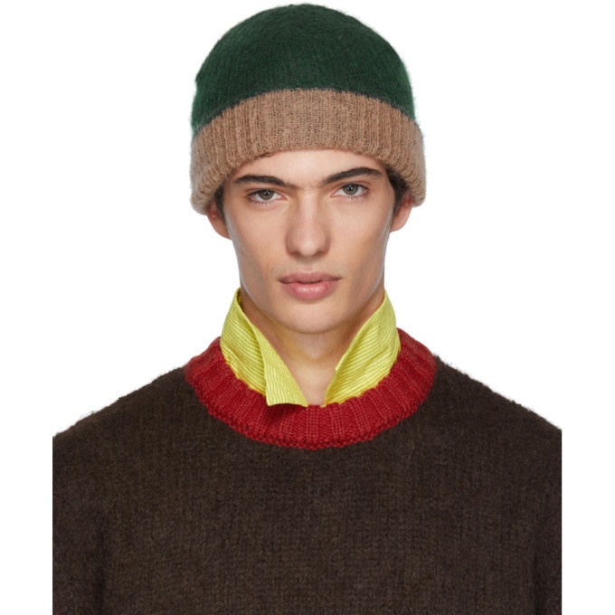 Photo: Marni Green and Pink Jersey Beanie