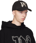 Palm Angels Black Monogram Cap