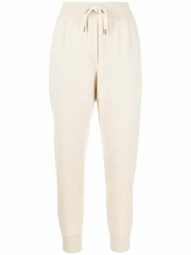 Photo: BRUNELLO CUCINELLI - High-waisted Cashmere Trousers