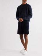 Mr P. - Knitted Raglan Cashmere Sweatshirt - Blue