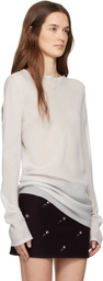 Rier Gray Wool Gauze Blouse