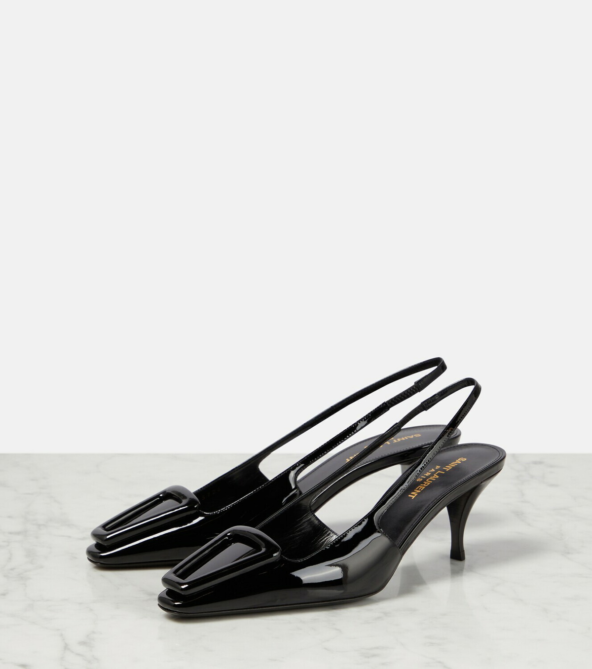 Saint Laurent Tom 60 leather slingback pumps Saint Laurent