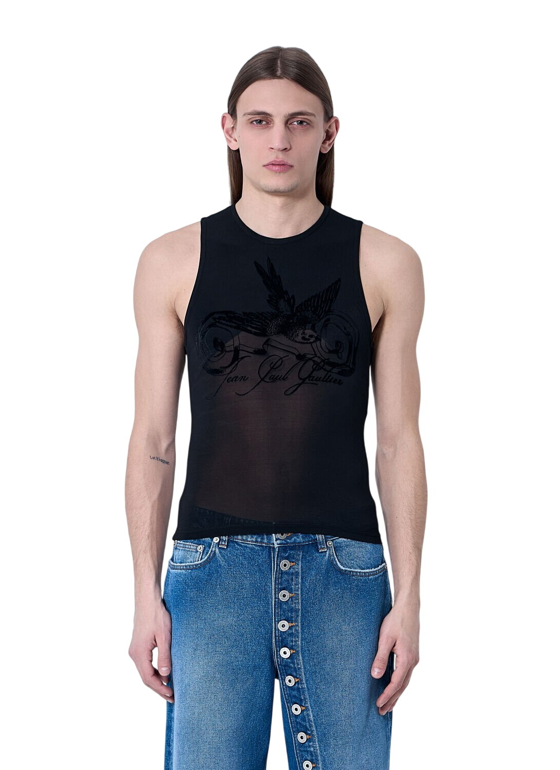 Jean Paul Gaultier メッシュタンクトップ Jean Paul Gaultier メッシュタンクトップ