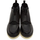 Fumito Ganryu Black Suicoke Edition Slip-On Boots