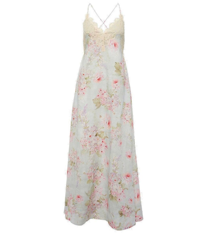 Photo: Zimmermann Halliday lace-trimmed floral maxi dress