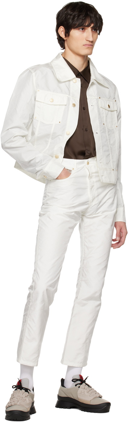 KANGHYUK Brown Semi-Sheer Shirt