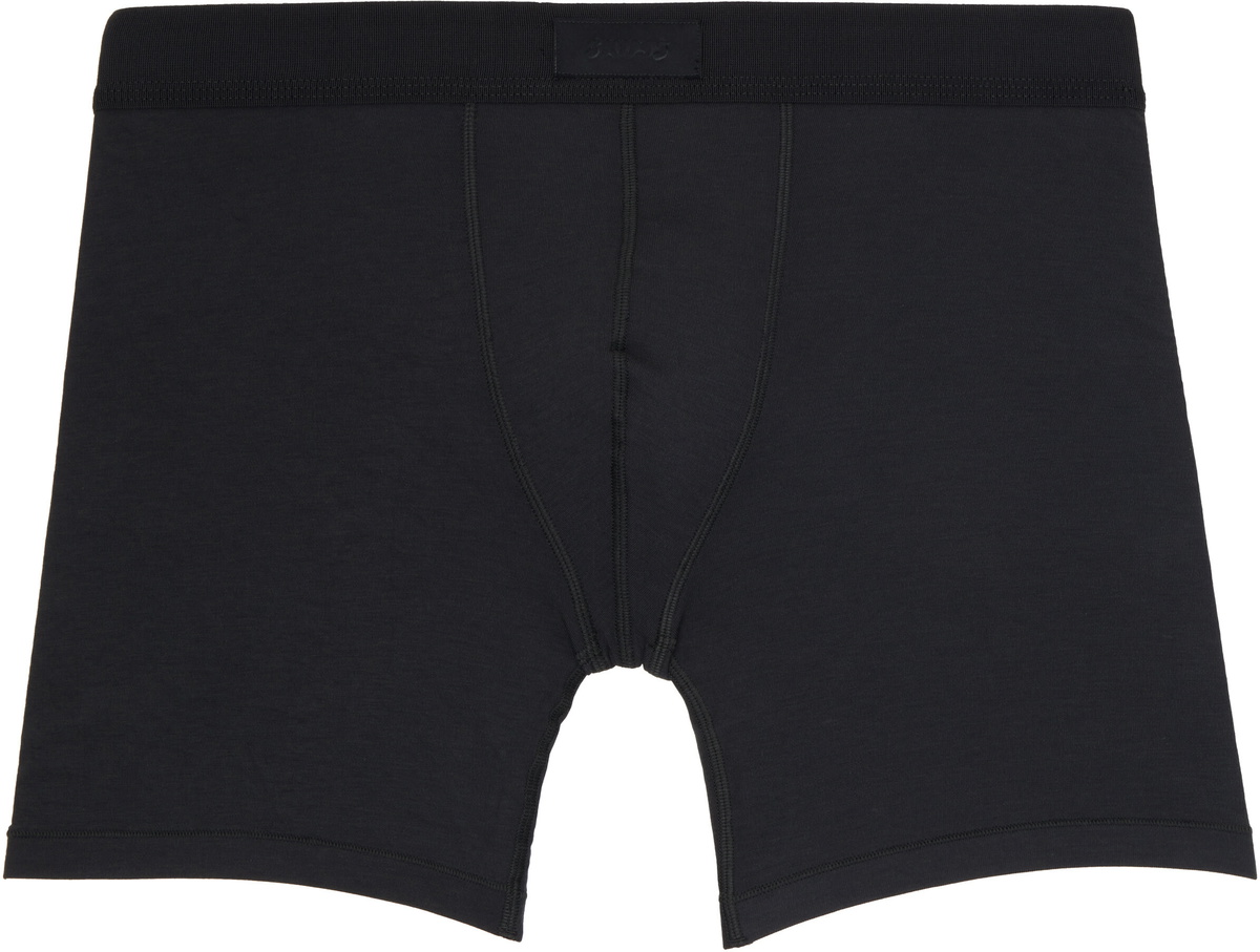 SKIMS Three-Pack Black SKIMS Cotton 5 Boxer Briefs