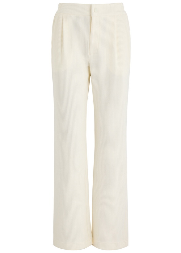 Photo: Varley Aberdeen Straight-leg Corduroy Trousers Cream