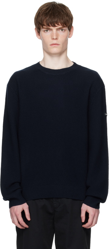 Photo: A.P.C. Navy Thomas Sweater