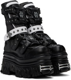 VETEMENTS Black & White New Rock Edition Gamer Boots