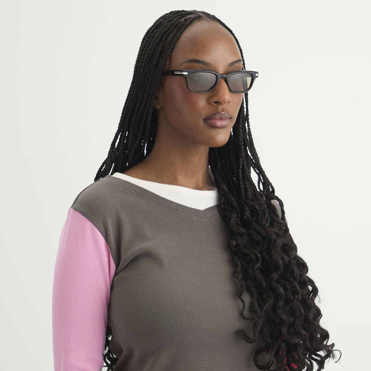CHIMI Noct Sunglasses in Deep Tortoise/Sage Green 
