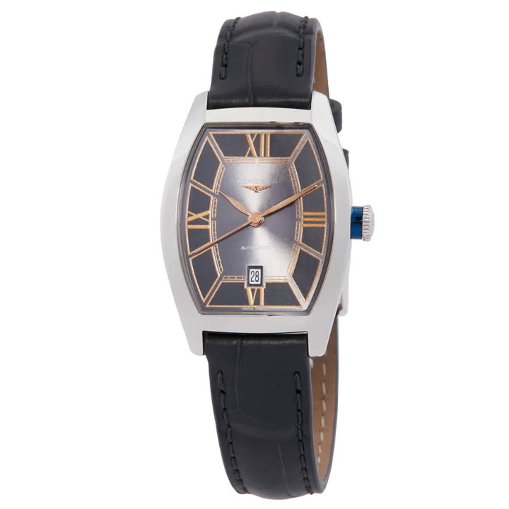 Photo: Longines Evidenza Automatic Grey Dial Ladies Watch L2.142.4.56.2