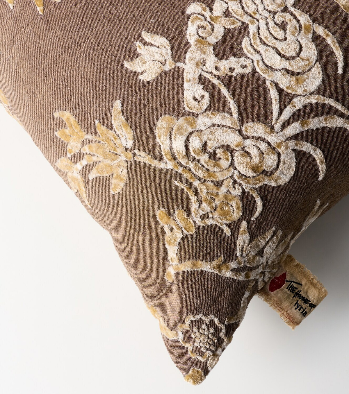 The House of Lyria Cotognastro cotton and linen-blend cushion