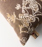 The House of Lyria Cotognastro cotton and linen-blend cushion