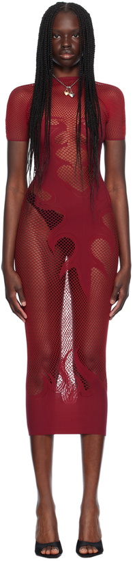 Photo: Poster Girl Red Peachy Midi Dress