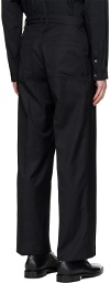 Youth Black Carpenter Trousers