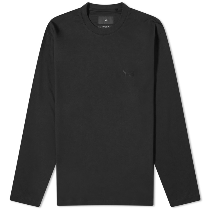 Photo: Y-3 Men's Long Sleeve T-shirt in Black