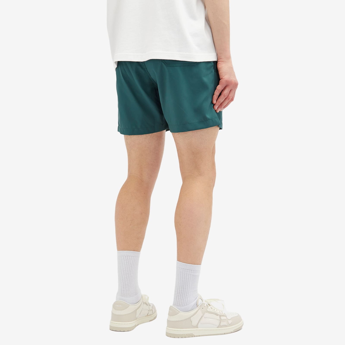 AMIRI Men's Quad Print Swim Shorts in Evergreen Amiri