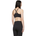 Reebok By Victoria Beckham Black Textured Seamless Sports Bra