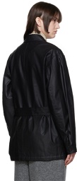 LE17SEPTEMBRE Black Coated Jacket