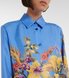 Etro Floral silk shirt