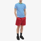 Polo Ralph Lauren Men's Stripe Custom Fit T-Shirt in Pacific Royal/White