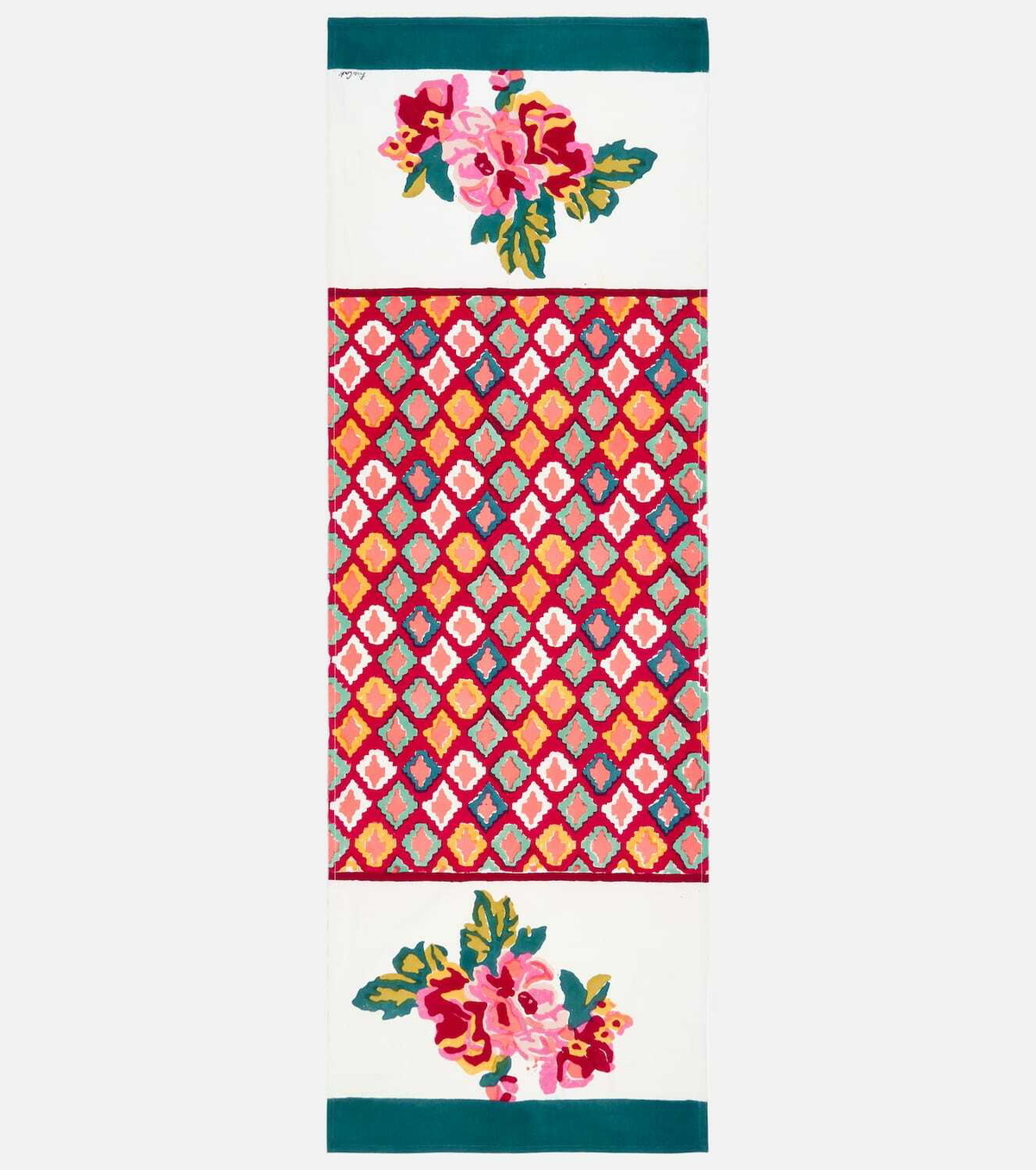 Lisa Corti Lisa Bouquet cotton table runner