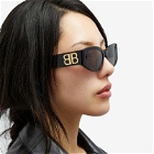 Balenciaga Women's BB0324SK Sunglasses in Black/Grey