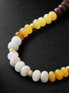 Jacquie Aiche - Gold Opal Beaded Necklace