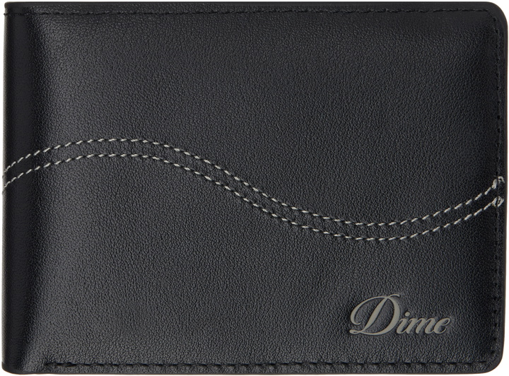 Photo: Dime Black Cursive Bifold Wallet