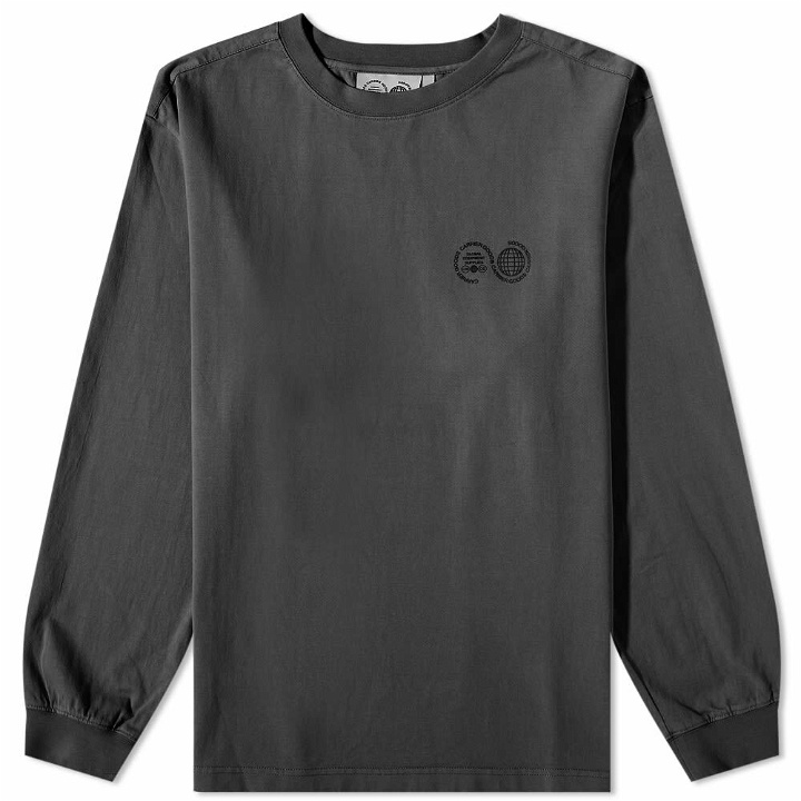 Photo: Carrier Goods Men's Long Sleeve Logo T-Shirt in Black